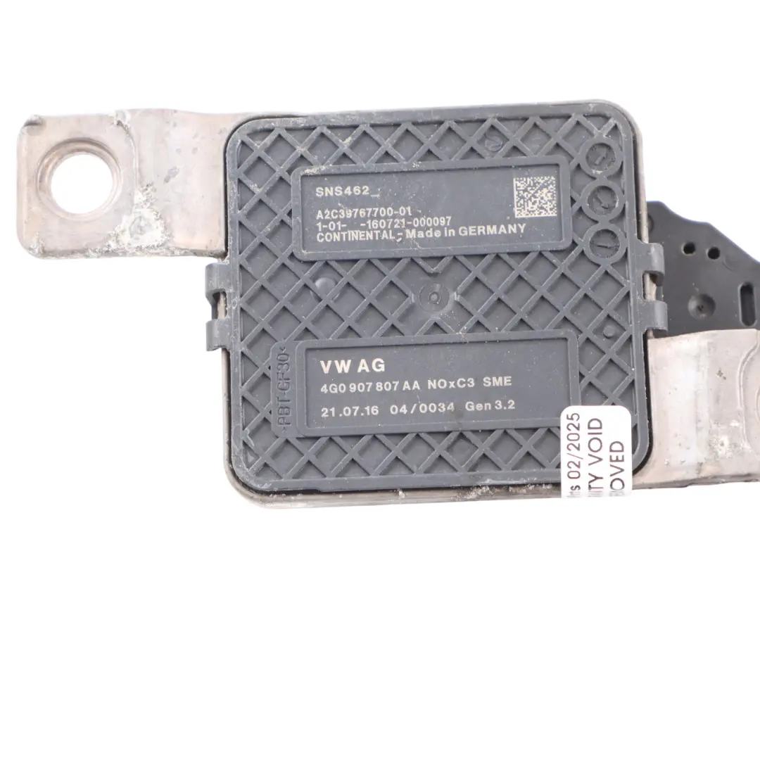 Audi A7 4G NOX Sensor Lambda Oxygen Probe - SKU 4G0907807AA - Part number 4G0907807AA