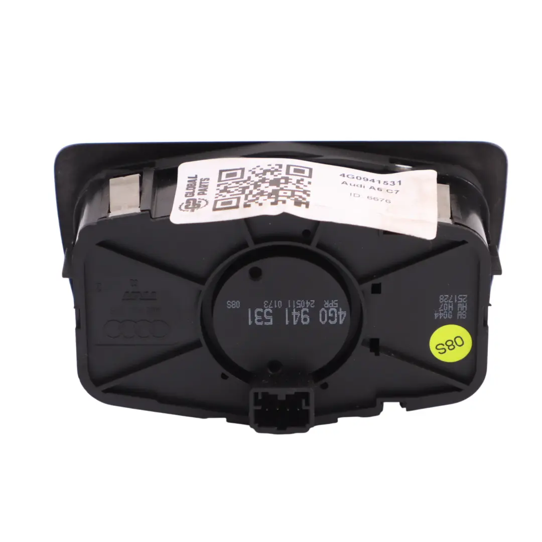 Audi A6 C7 Headlight Fog Light Switch Panel Control Unit BE - SKU 4G0941531 - Part number 4G0941531