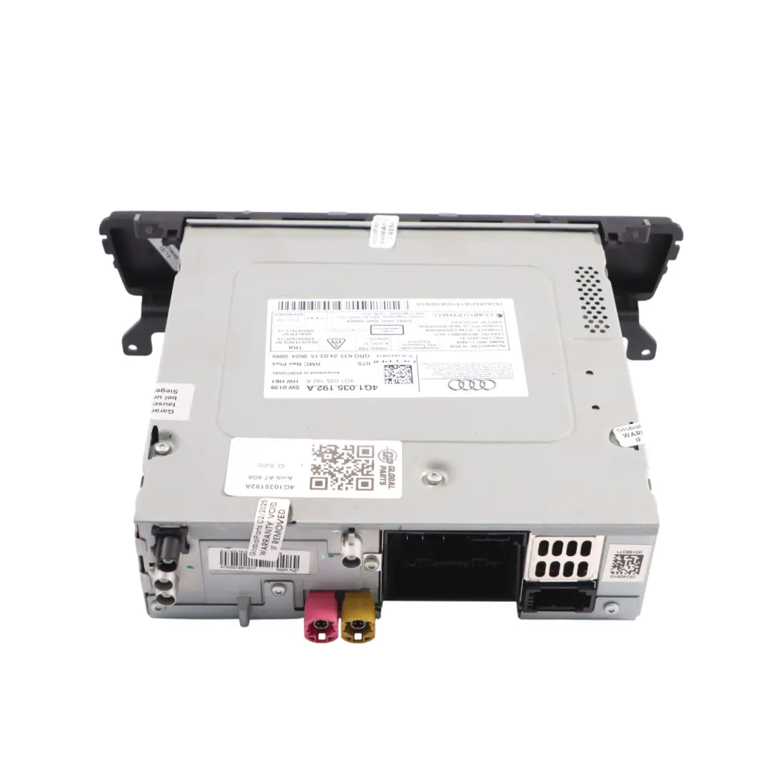 Audi A7 4G Unité Principale De Commande Radio CD Multimédia - SKU 4G1035192A - Numéro de pièce 4G1035192A