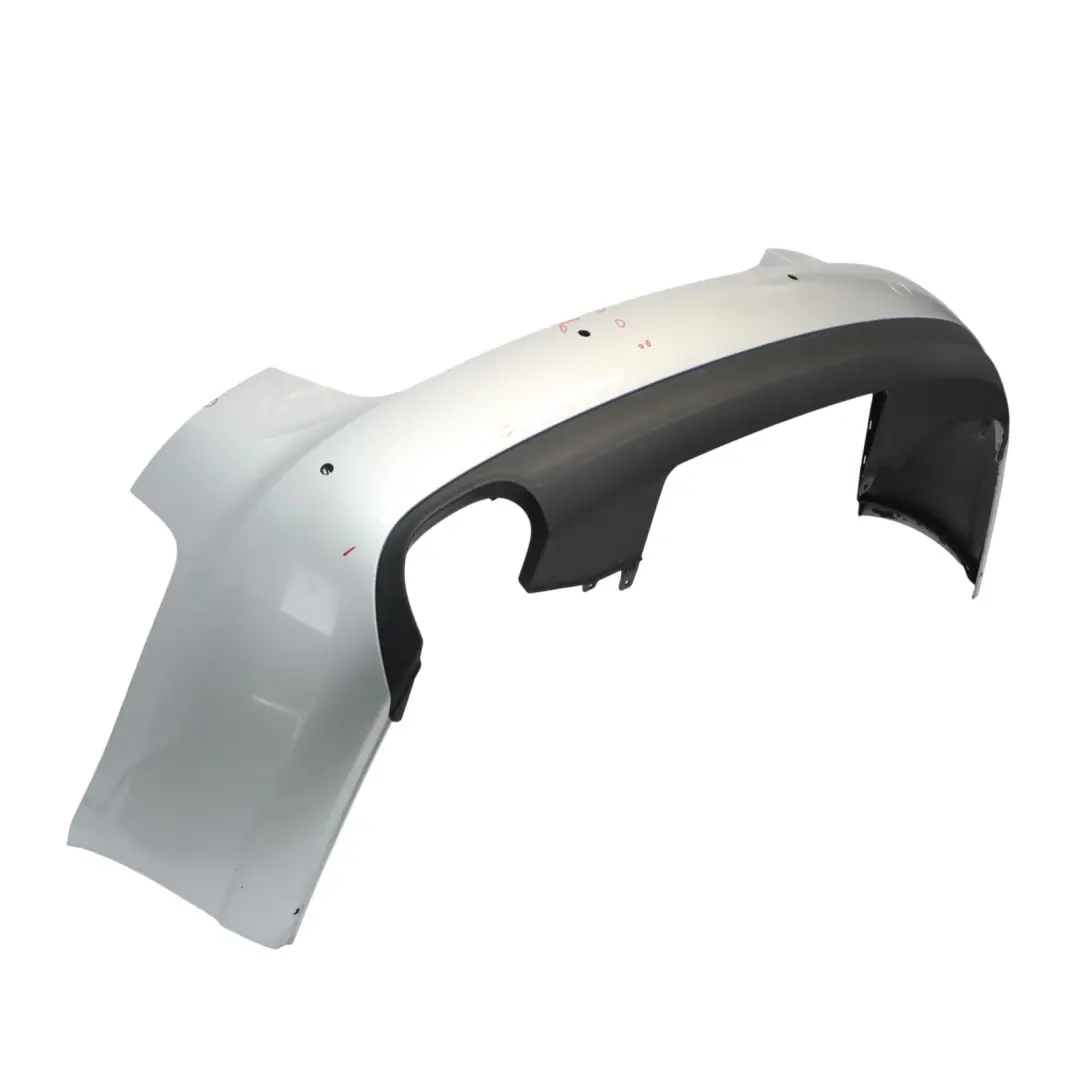 Bumper Trim Panel Covering Ice Silver Metallic - X7W to Audi A6 C7 Rear with Part number 4G5807067A Audi A6 C7 Rear Bumper Trim Panel Covering Ice Silver Metallic - X7W - SKU 4G5807067A-ICS - Part number 4G5807067A