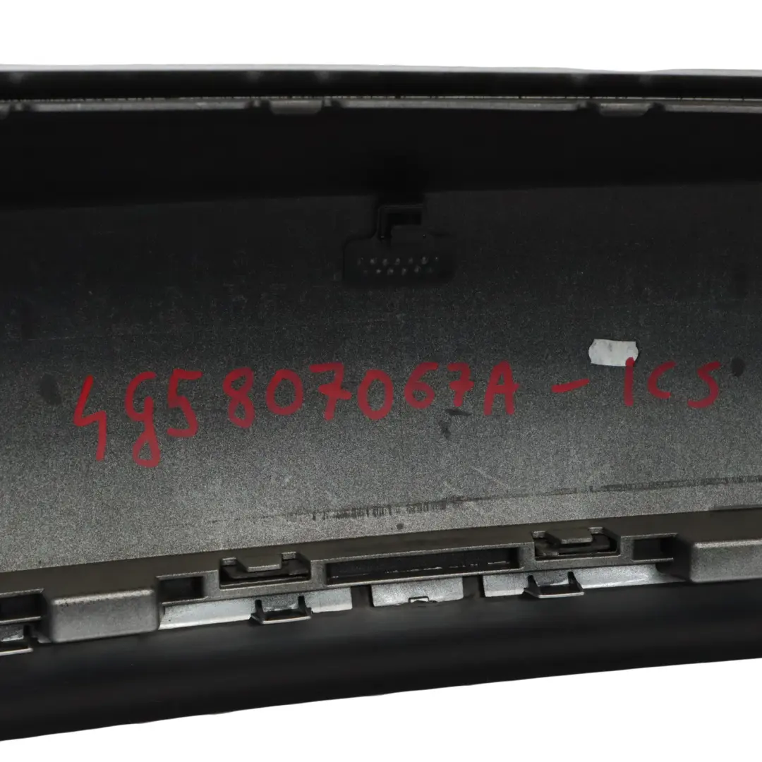 Audi A6 C7 Tylny Zderzak Panel Osłona Ice Silver Srebrny Metalik - X7W - SKU 4G5807067A-ICS - Numer Części 4G5807067A