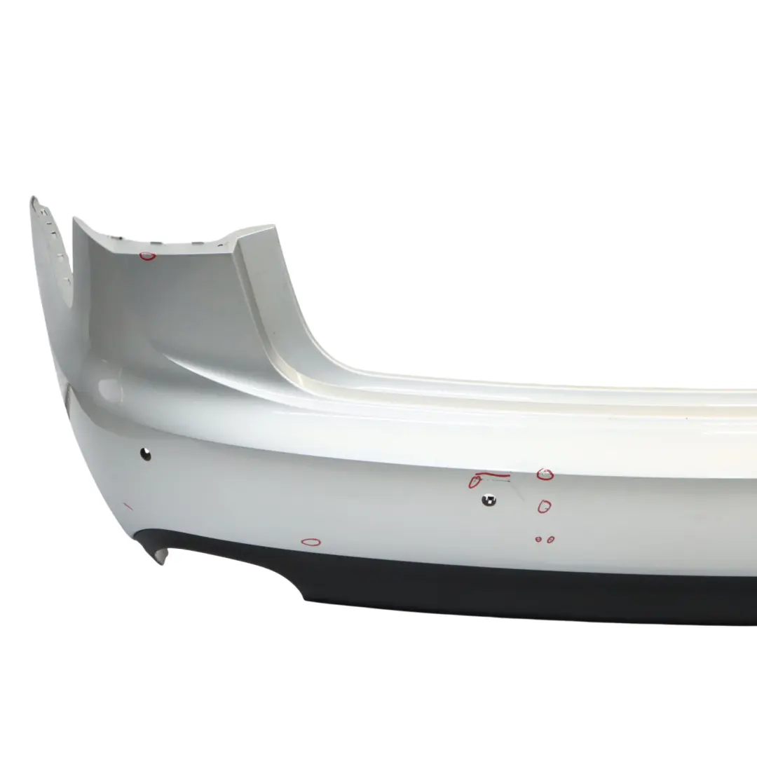 Audi A6 C7 Tylny Zderzak Panel Osłona Ice Silver Srebrny Metalik - X7W - SKU 4G5807067A-ICS - Numer Części 4G5807067A