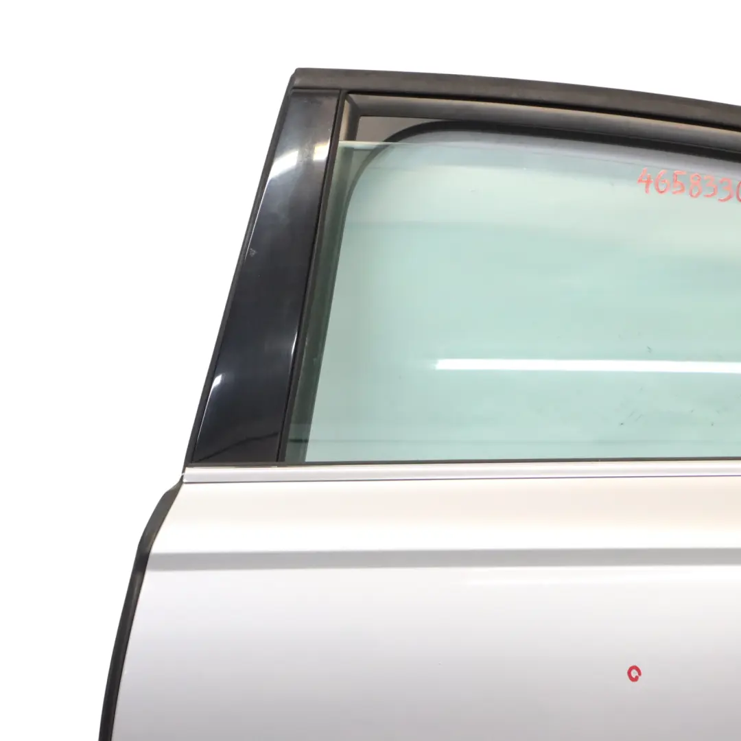 Door Rear Left N/S Covering Panel Ice Silver Metallic - X7W to Audi A6 C7 4G with Part number 4G5833051 Audi A6 C7 4G Door Rear Left N/S Covering Panel Ice Silver Metallic - X7W - SKU 4G5833051-ICS - Part number 4G5833051