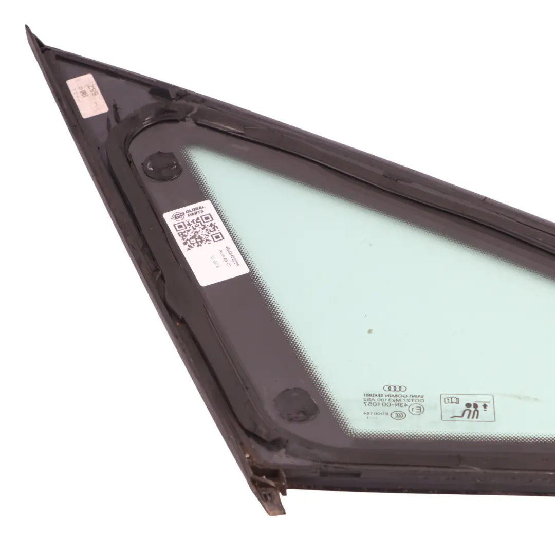Quarter Triangle Side Window Glass Right O/S AS2 to Audi A6 C7 4G Rear with Part number 4G5845300F Audi A6 C7 4G Rear Quarter Triangle Side Window Glass Right O/S AS2 - SKU 4G5845300F - Part number 4G5845300F
