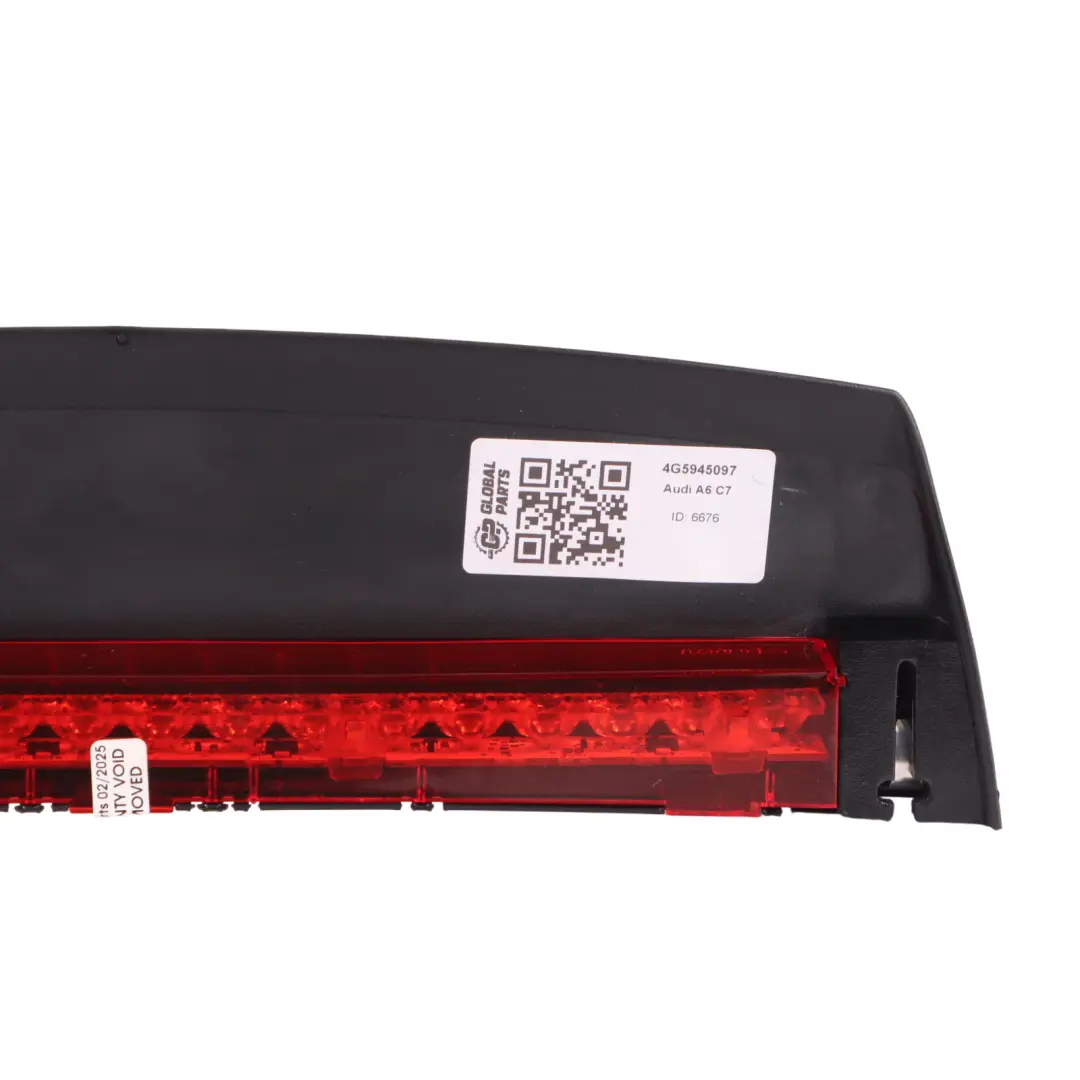 Boot Third Brake Light Stop Lamp to Audi A6 C7 Sedan Rear Tailgate with Part number 4G5945097 Audi A6 C7 Sedan Rear Tailgate Boot Third Brake Light Stop Lamp - SKU 4G5945097 - Part number 4G5945097