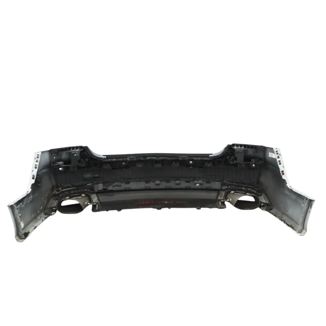 Audi A7 4G8 Rear Bumper Covering Trim Panel Glacier White Pearl - S9R - SKU 4G8807067AQ-MGW - Part number 4G8807067AQ