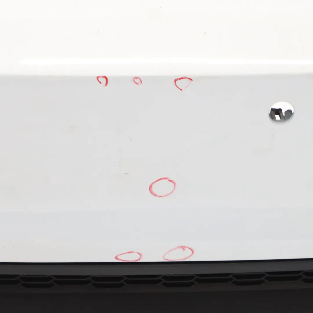 Audi A7 4G8 Rear Bumper Covering Trim Panel Glacier White Pearl - S9R - SKU 4G8807067AQ-MGW - Part number 4G8807067AQ