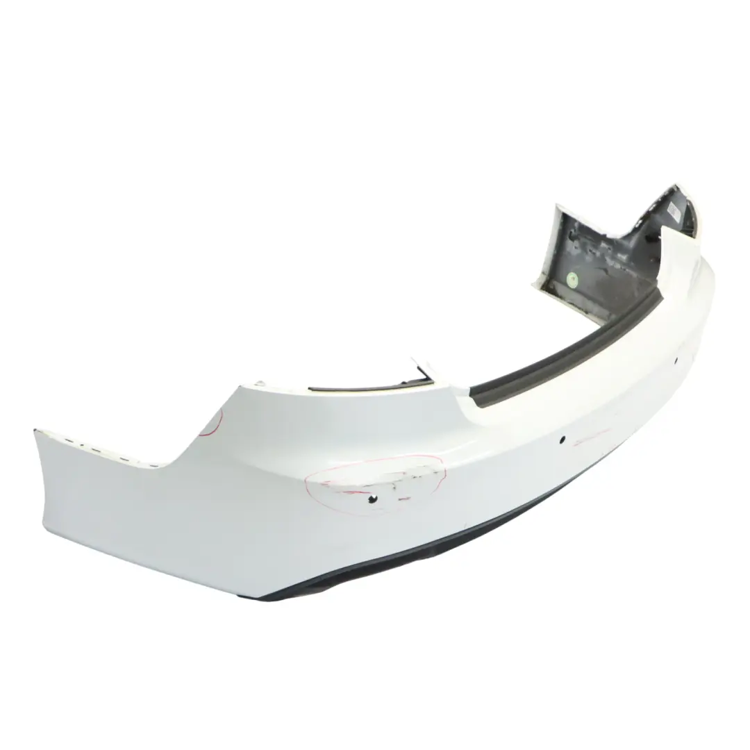 Audi A7 4G8 Rear Bumper Trim Panel Covering Glacier White Pearl - S9R - SKU 4G8807067AQ-MGW1 - Part number 4G8807067AQ