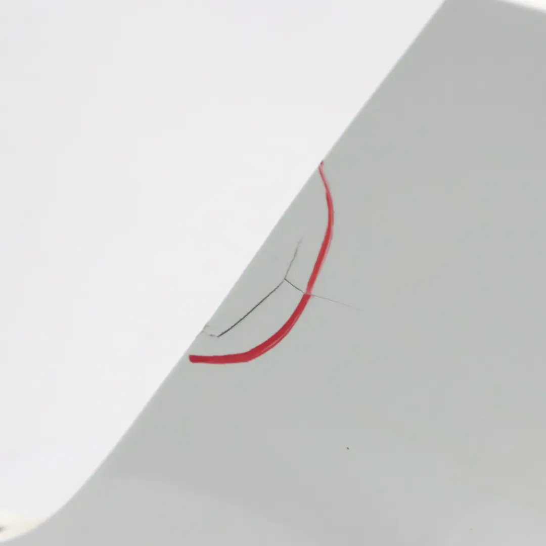 Audi A7 4G8 Rear Bumper Trim Panel Covering Glacier White Pearl - S9R - SKU 4G8807067AQ-MGW1 - Part number 4G8807067AQ