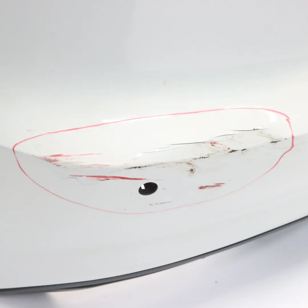 Audi A7 4G8 Rear Bumper Trim Panel Covering Glacier White Pearl - S9R - SKU 4G8807067AQ-MGW1 - Part number 4G8807067AQ
