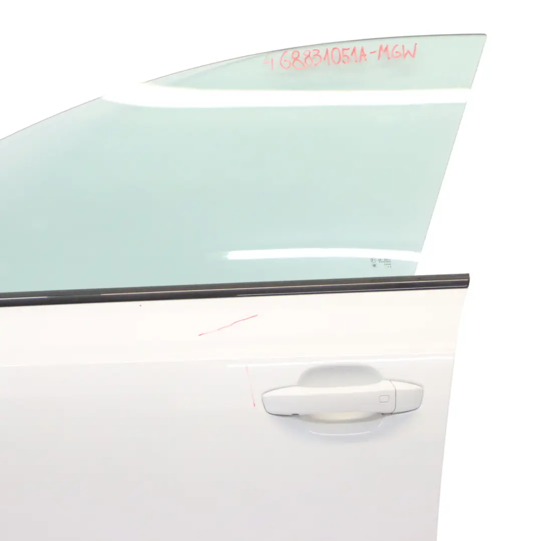 4G8 Door Front Left N/S Covering Panel Glacier White Pearl - S9R to Audi A7 with Part number 4G8831051A Audi A7 4G8 Door Front Left N/S Covering Panel Glacier White Pearl - S9R - SKU 4G8831051A-MGW - Part number 4G8831051A
