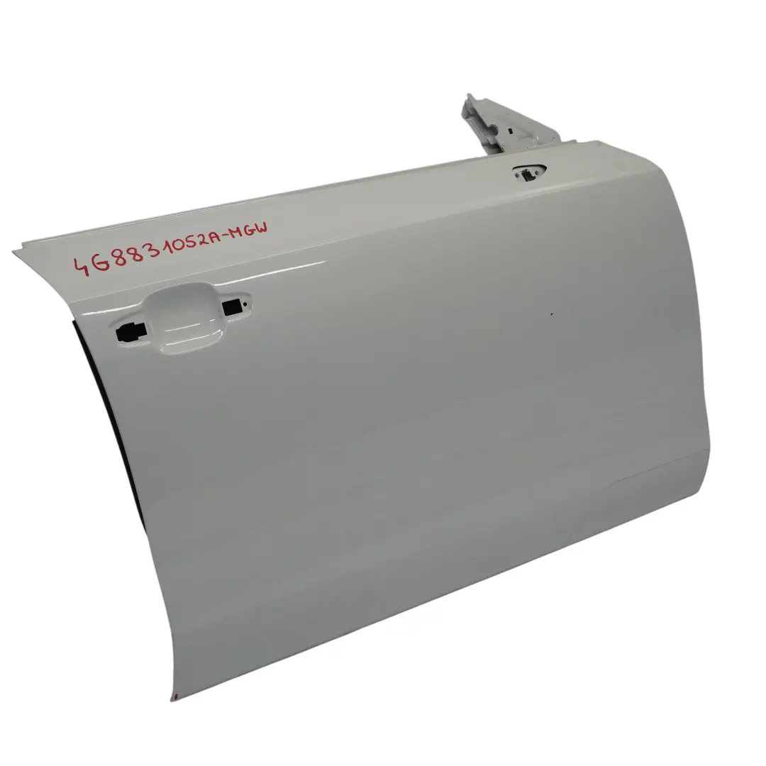 4G8 Sportback Puerta Delantera Derecha Glacier White Pearl - S9R para Audi A7 con número de pieza 4G8831052A Audi A7 4G8 Sportback Puerta Delantera Derecha Glacier White Pearl - S9R - SKU 4G8831052A-MGW - Número de pieza 4G8831052A