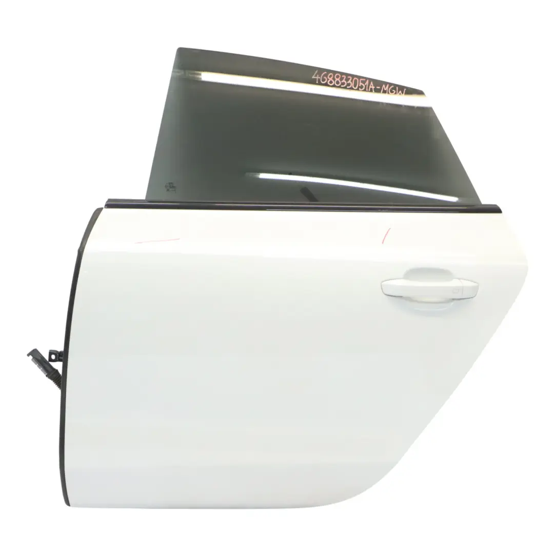 Puerta Trasera Izquierda Shell Glacier White Pearl - S9R para Audi A7 S7 4G con número de pieza 4G8833051A Audi A7 S7 4G Puerta Trasera Izquierda Shell Glacier White Pearl - S9R - SKU 4G8833051A-MGW - Número de pieza 4G8833051A