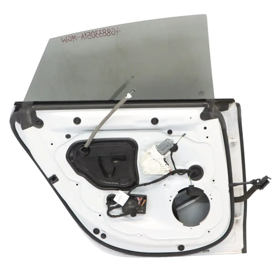 Door Left N/S Door Shell Glacier White Pearl - S9R to Audi A7 S7 4G Rear with Part number 4G8833051A Audi A7 S7 4G Rear Door Left N/S Door Shell Glacier White Pearl - S9R - SKU 4G8833051A-MGW - Part number 4G8833051A