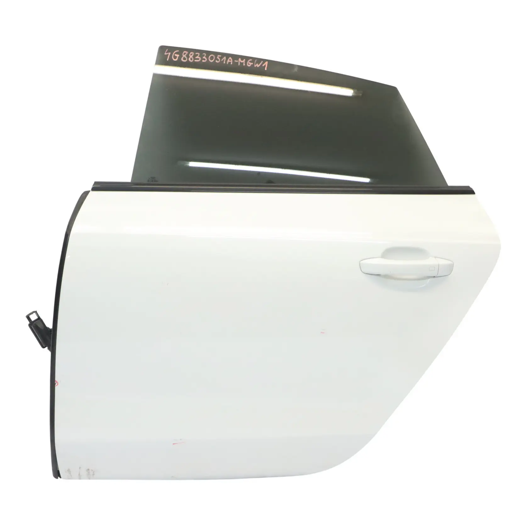Audi A7 S7 4G Sportback Rear Door Left N/S Door Shell Glacier White Pearl - S9R