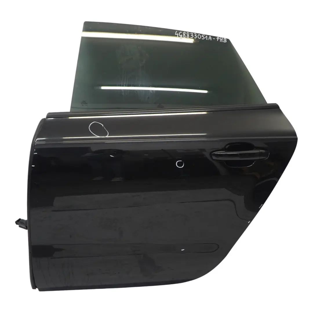 Audi A7 S7 4G Puerta Trasera Izquierda Carcasa Puerta Phantom Black - Z9Y - SKU 4G8833051A-PHB - Número de pieza 4G8833051A