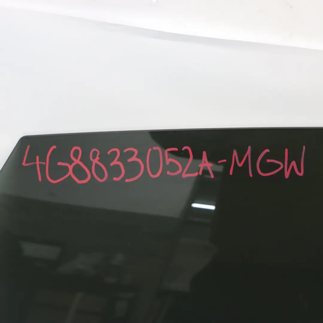 Audi A7 S7 4G Hintertür Rechts Tür Glacier White Pearl - S9R - SKU 4G8833052A-MGW - Teilenummer 4G8833052A