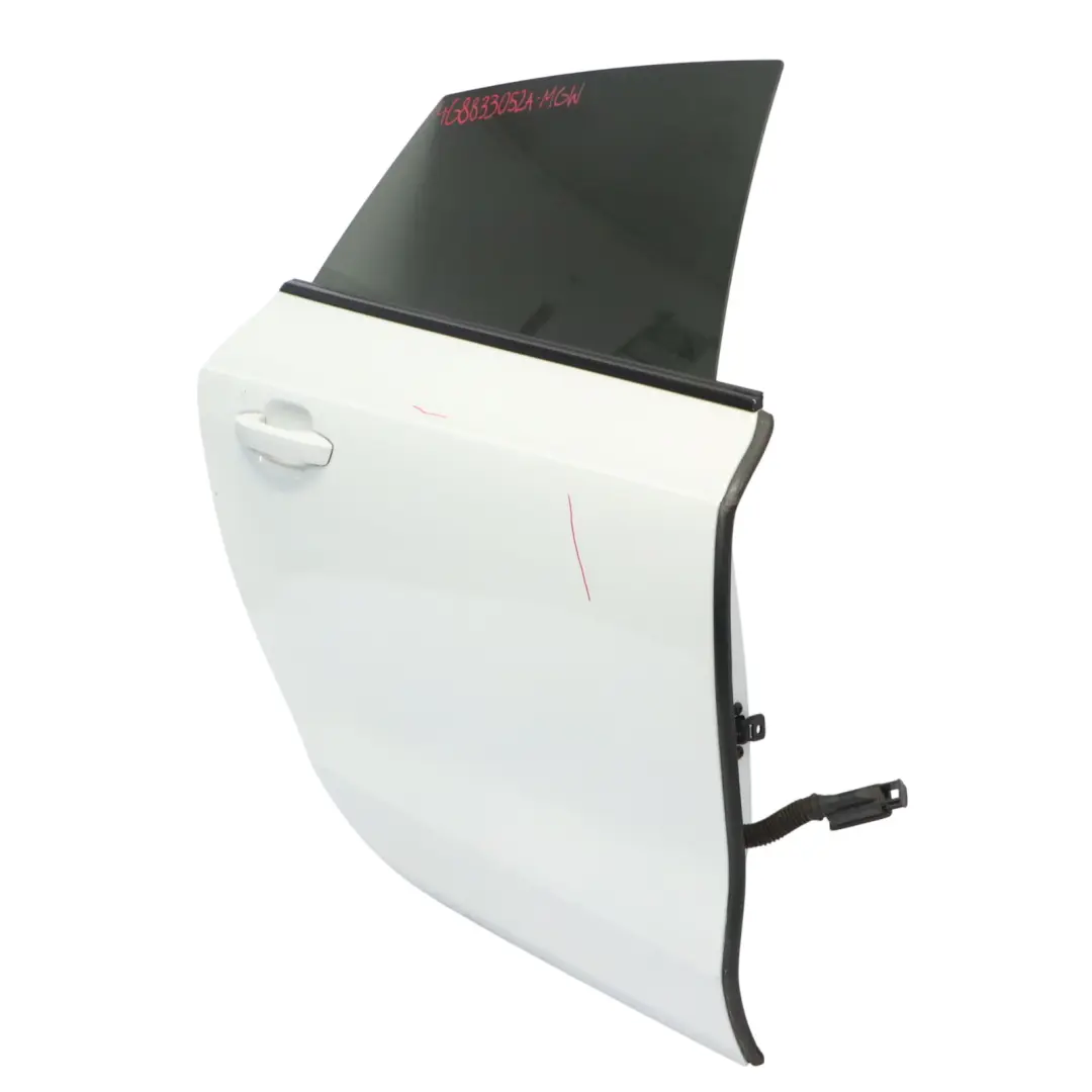 Audi A7 S7 4G Rear Door Right O/S Door Glacier White Pearl - S9R - SKU 4G8833052A-MGW - Part number 4G8833052A