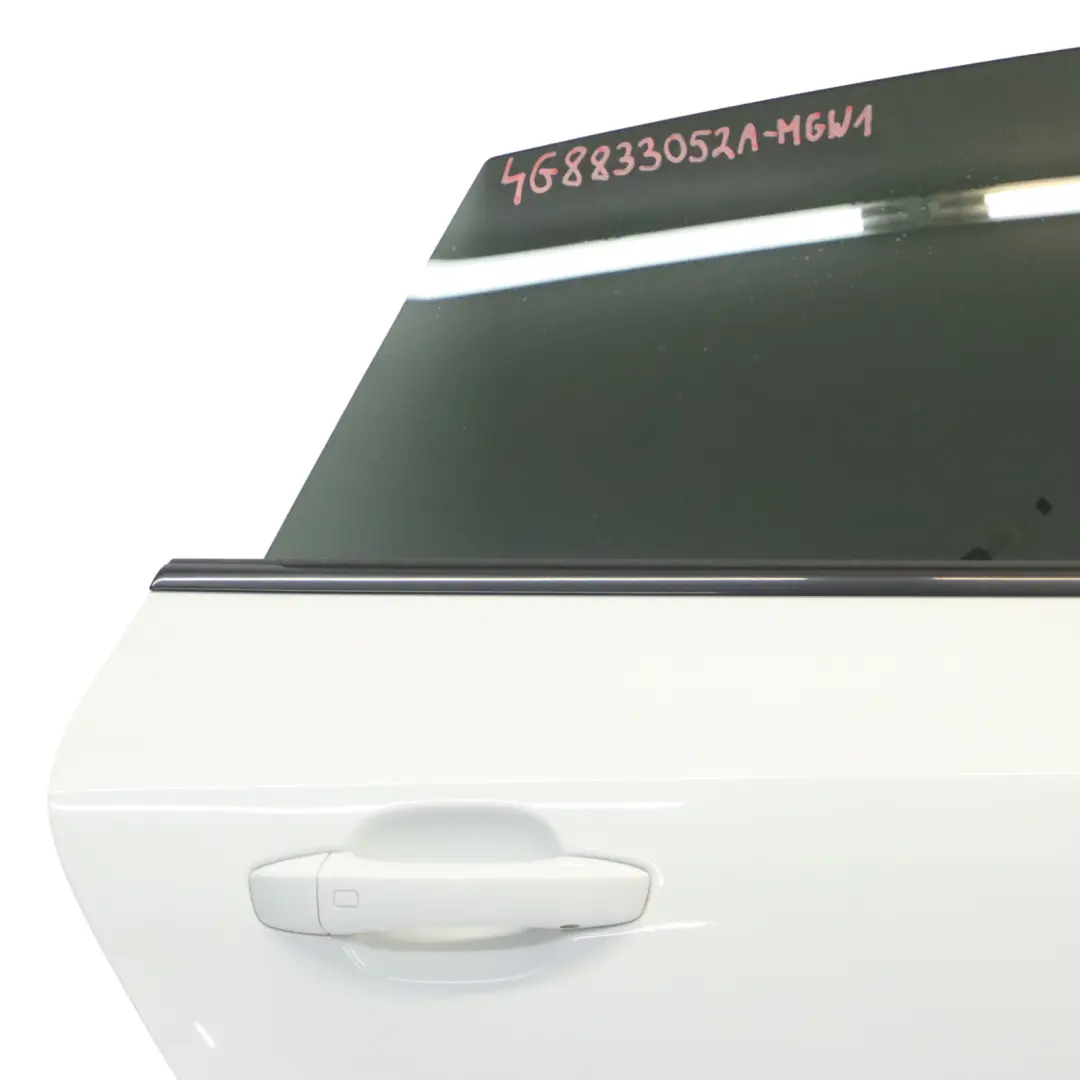 Audi A7 4G Sportback Rear Door Right O/S Door Glacier White Pearl - S9R - SKU 4G8833052A-MGW1 - Part number 4G8833052A
