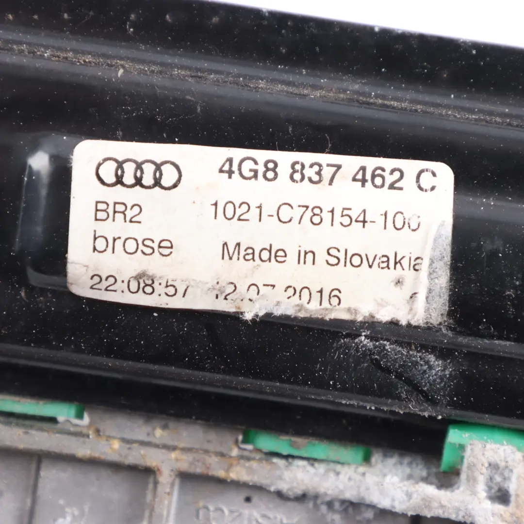 4G8 Front Door Lifter Window Regulator Mechanism Right O/S to Audi A7 with Part number 4G8837462C Audi A7 4G8 Front Door Lifter Window Regulator Mechanism Right O/S - SKU 4G8837462C - Part number 4G8837462C