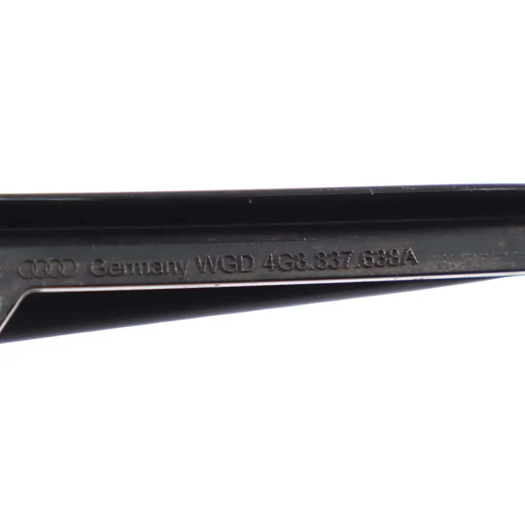 Audi S7 4G Couvercle Triangle Rétroviseur Intérieur Noir Avant Droit - SKU 4G8837638A - Numéro de pièce 4G8837638A