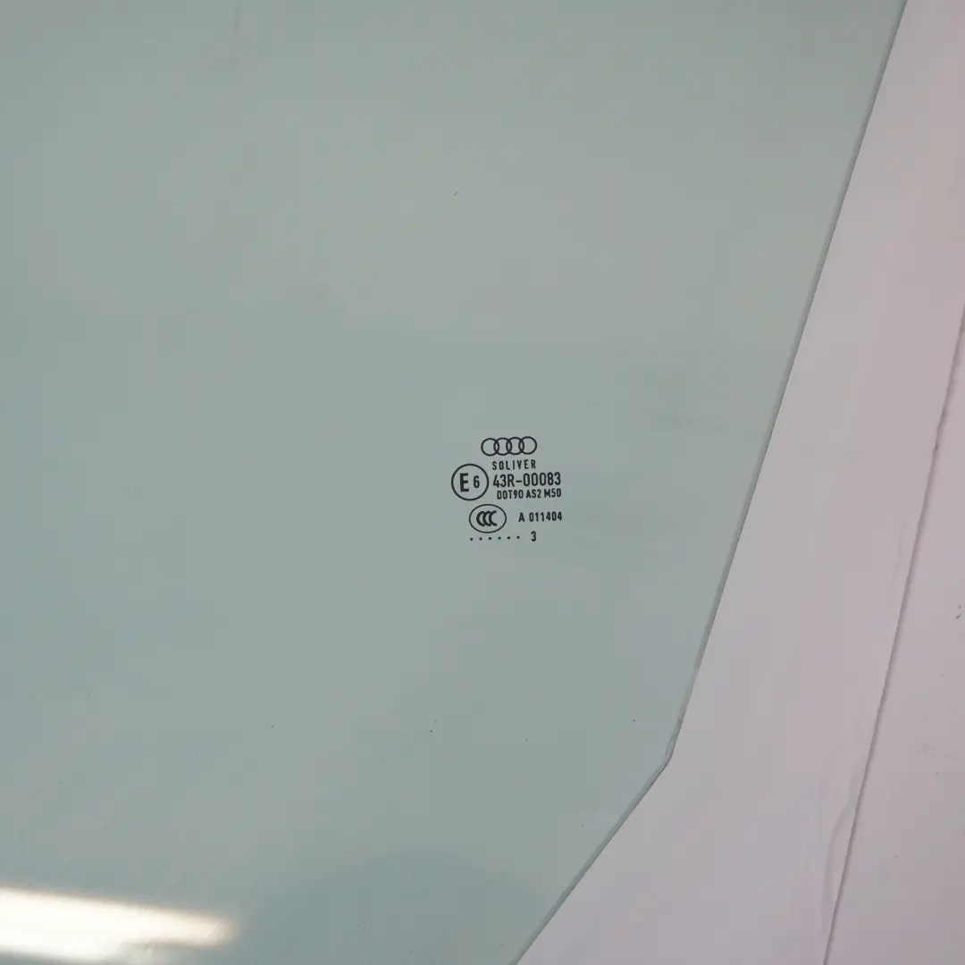 Audi A7 4G8 Cristal de ventana de puerta delantera izquierda AS2 - SKU 4G8845201B - Número de pieza 4G8845201B