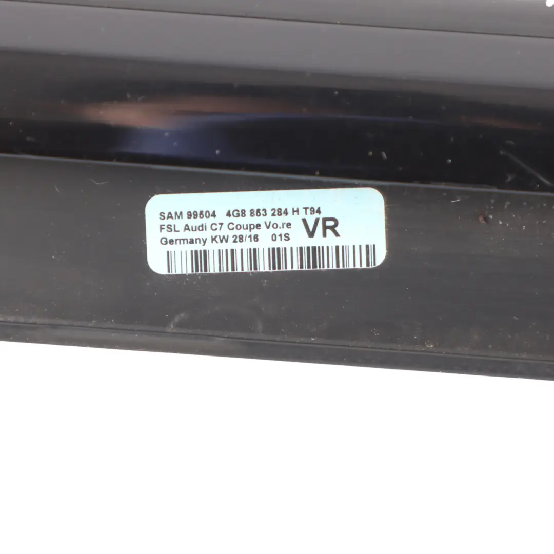 Sportback Türdichtung Gummi Vorne Rechts für Audi A7 4G mit Teilenummer 4G8853284H Audi A7 4G Sportback Türdichtung Gummi Vorne Rechts - SKU 4G8853284H - Teilenummer 4G8853284H