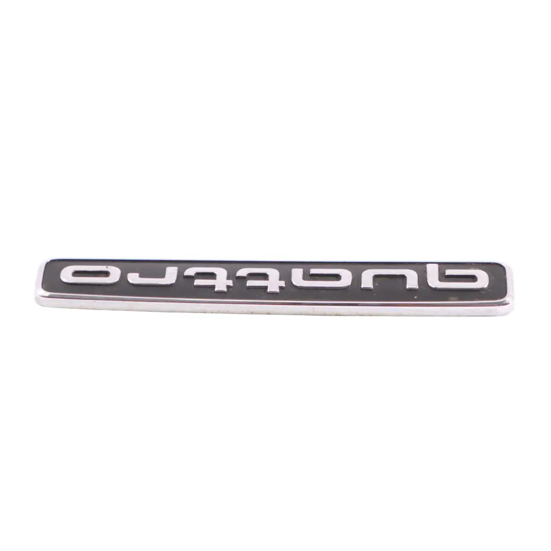 Audi A7 4G8 Rear Hatch Boot Lid Tailgate Lettering Quattro Label Badge - SKU 4G8853737 - Part number 4G8853737