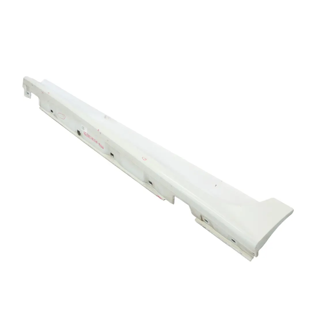 Audi A7 4G8 Faldón Cubre Umbral Puerta Izquierdo Glacier White - S9R - SKU 4G8853855M-MGW - Número de pieza 4G8853855M