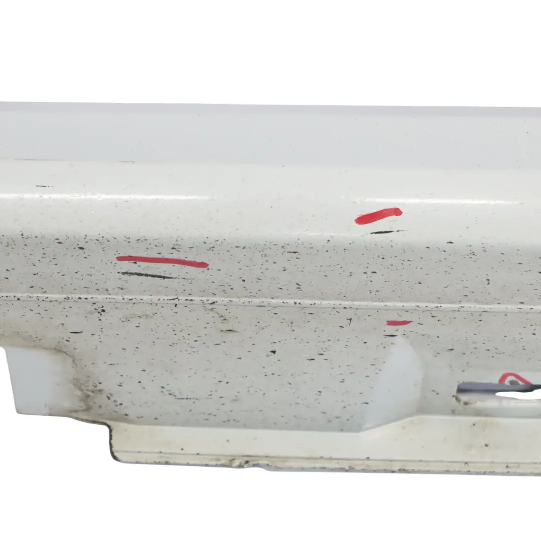 Audi A7 4G8 Side Skirt Door Sill Cover Left N/S Glacier White - S9R - SKU 4G8853855M-MGW - Part number 4G8853855M