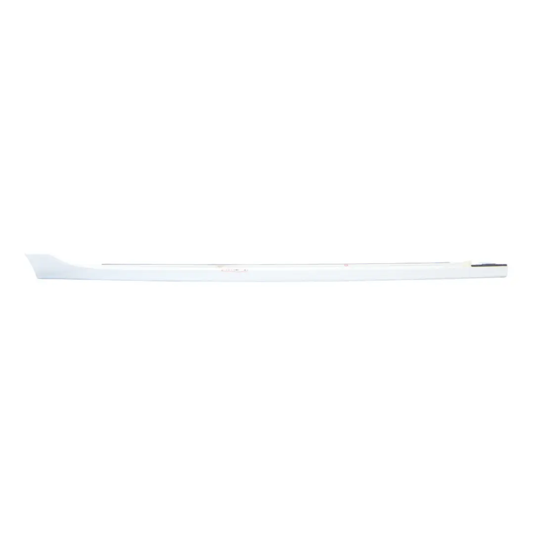 4G8 Side Skirt Door Sill Cover Right O/S Glacier White - S9R to Audi A7 with Part number 4G8853856M Audi A7 4G8 Side Skirt Door Sill Cover Right O/S Glacier White - S9R - SKU 4G8853856M-MGW - Part number 4G8853856M
