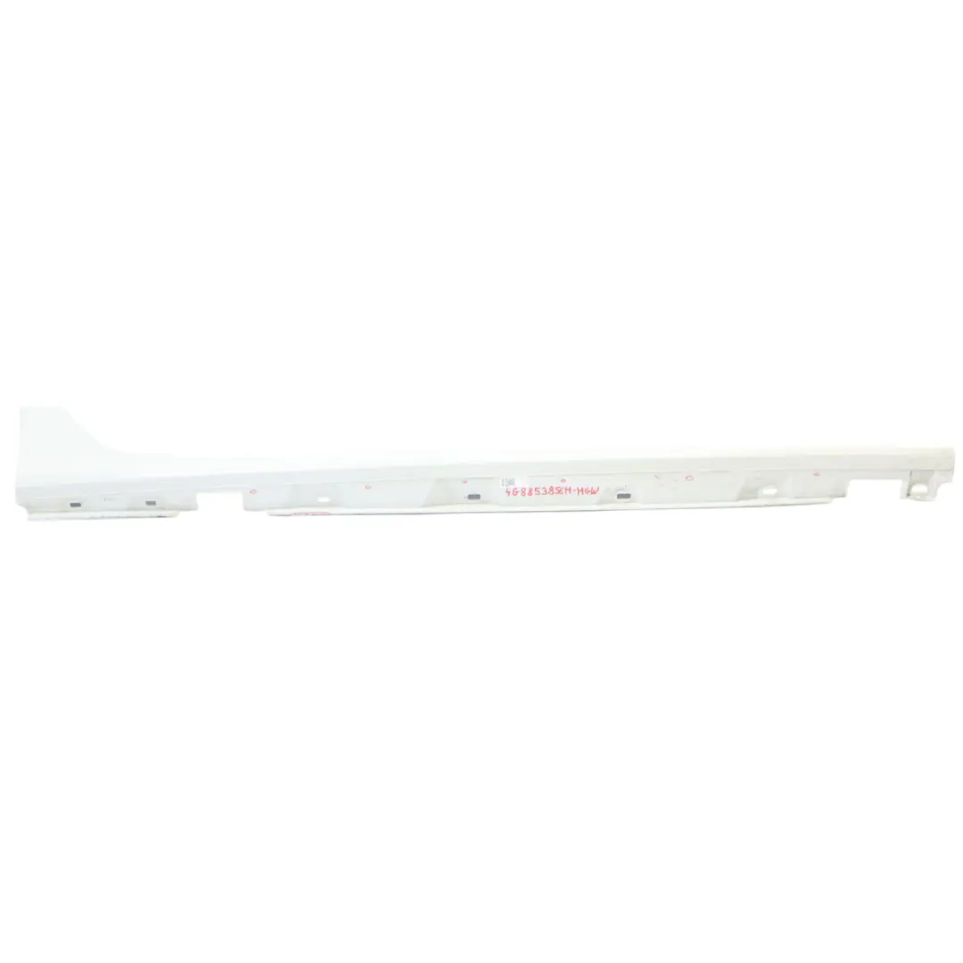Audi A7 4G8 Faldón Tapa Umbral Puerta Derecha Glacier White S9R - SKU 4G8853856M-MGW - Número de pieza 4G8853856M