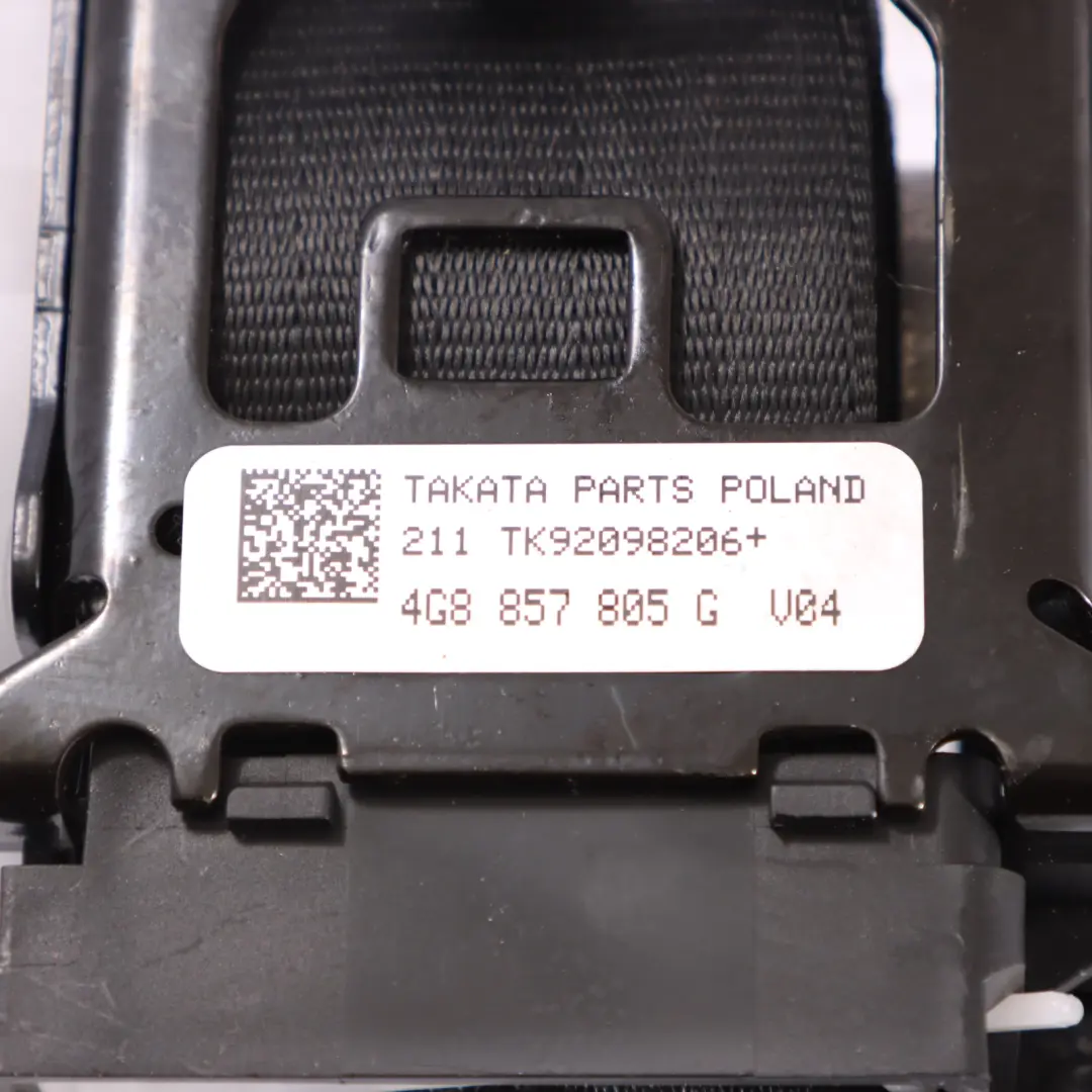 Audi A4 B7 Cinturón Segurida Cinturón Trasero Negro Izquierda Derecha - SKU 4G8857805G - Número de pieza 4G8857805G