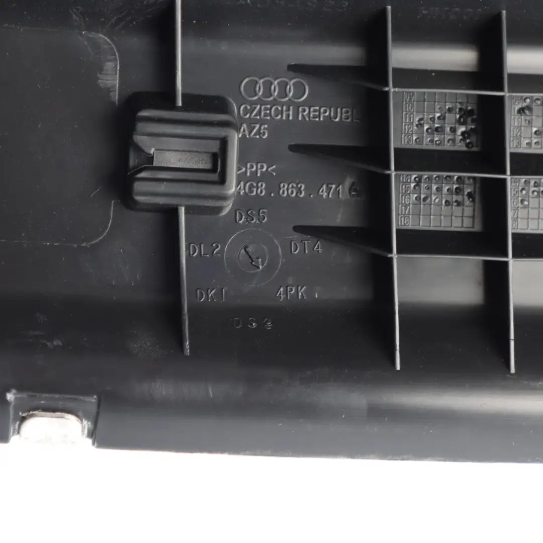 4G8 Sportback Osłona Krawędzi Bagażnika Listwa Zamka do Audi A7 o numerze 4G8863471A Audi A7 4G8 Sportback Osłona Krawędzi Bagażnika Listwa Zamka - SKU 4G8863471A - Numer Części 4G8863471A