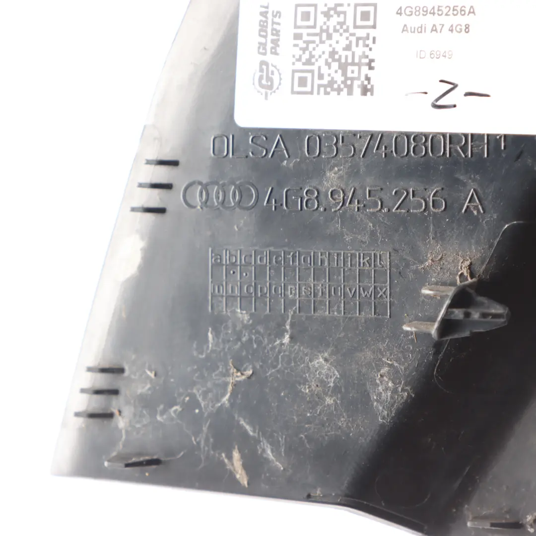 Audi A7 4G8 Rear Taillight Right O/S Trim Light Cover - SKU 4G8945256A - Part number 4G8945256A
