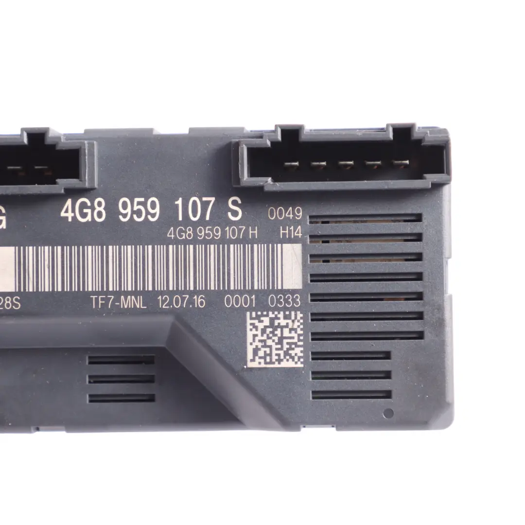 4G8 Sportback Moduł Sterownik Elektrycznej Klapy do Audi A7 o numerze 4G8959107S Audi A7 4G8 Sportback Moduł Sterownik Elektrycznej Klapy - SKU 4G8959107S - Numer Części 4G8959107S