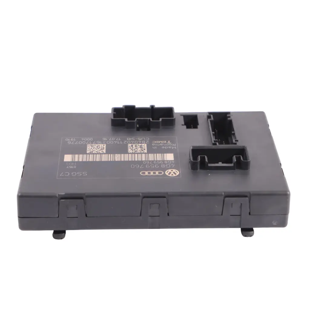 Audi A6 C7 Unidad De Control Del Asiento Delantero Derecho - SKU 4G8959760 - Número de pieza 4G8959760