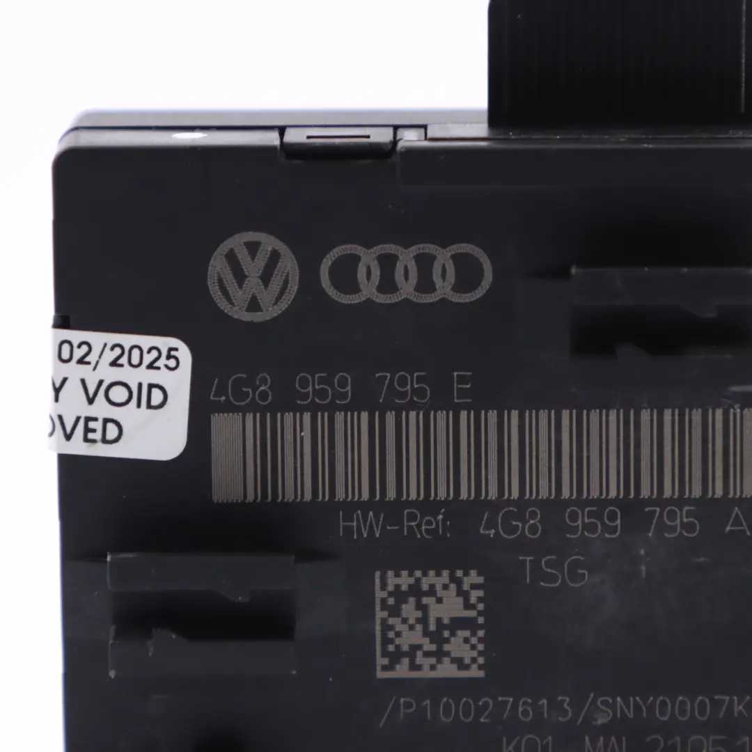 Door Control Module Unit ECU Left Right N/O/S to Audi A6 C7 Rear with Part number 4G8959795E Audi A6 C7 Rear Door Control Module Unit ECU Left Right N/O/S - SKU 4G8959795E - Part number 4G8959795E