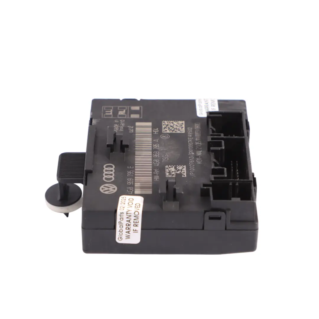 Hinter Tür Steuermodul Einheit ECU Links Rechts für Audi A6 C7 mit Teilenummer 4G8959795E Audi A6 C7 Hinter Tür Steuermodul Einheit ECU Links Rechts - SKU 4G8959795E - Teilenummer 4G8959795E