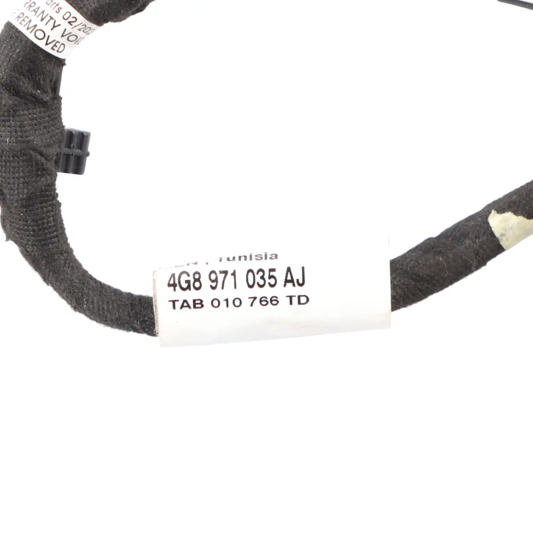 4G8 Faisceau De Câbles De Porte Avant Côté Conducteur pour Audi A7 à propos du numéro de pièce 4G8971035AJ Audi A7 4G8 Faisceau De Câbles De Porte Avant Côté Conducteur - SKU 4G8971035AJ - Numéro de pièce 4G8971035AJ