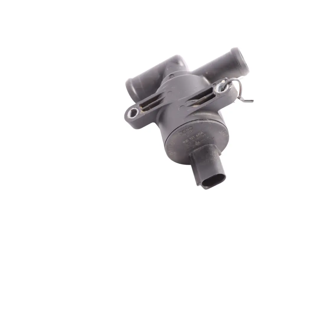 Heater Water Coolant Pump Control Unit Valve to Audi A8 4H with Part number 4H0121670A Audi A8 4H Heater Water Coolant Pump Control Unit Valve - SKU 4H0121670A - Part number 4H0121670A