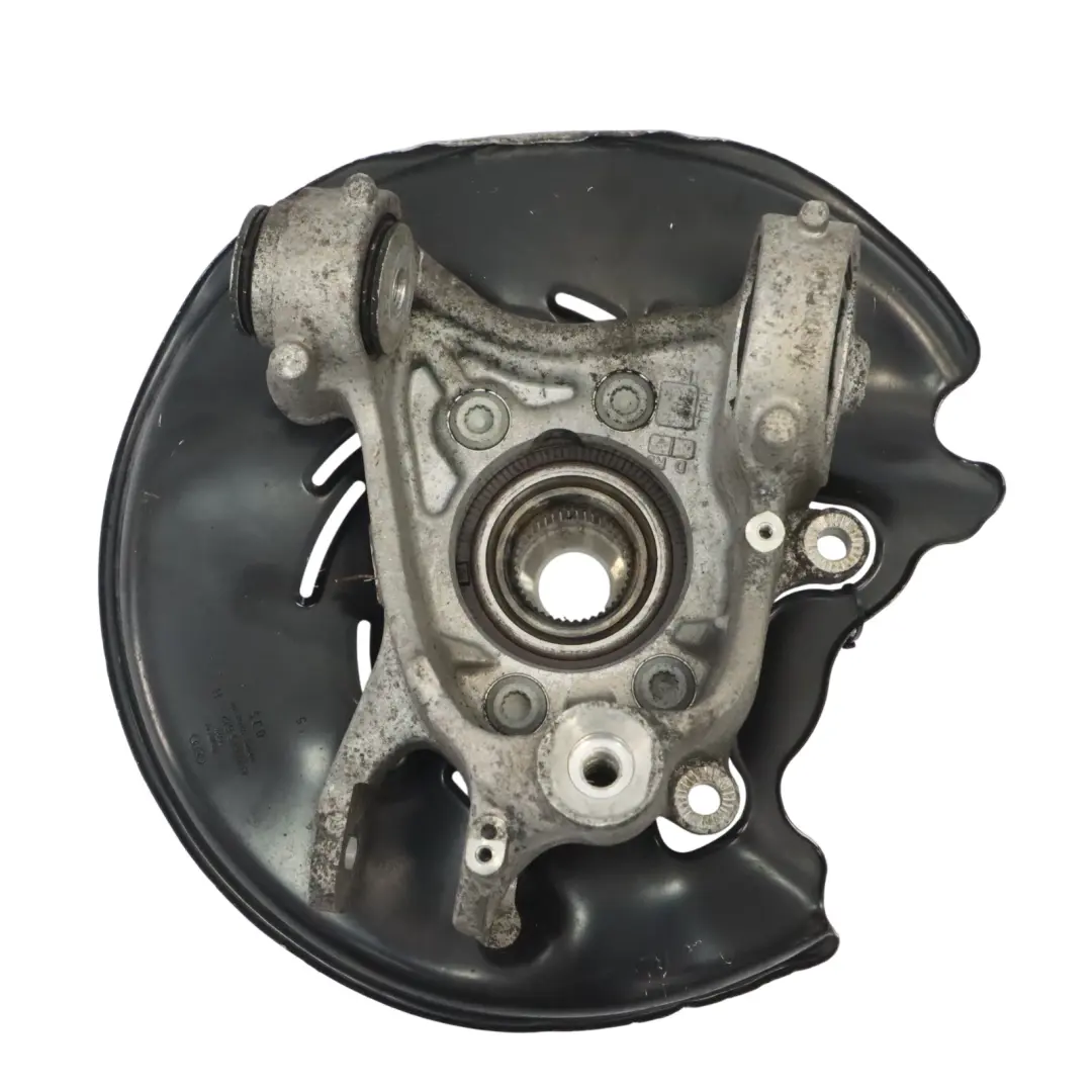 Audi A8 4H Porte-roue arrière droit Support de moyeu de roue Plaque - SKU 4H0505432D - Numéro de pièce 4H0505432D