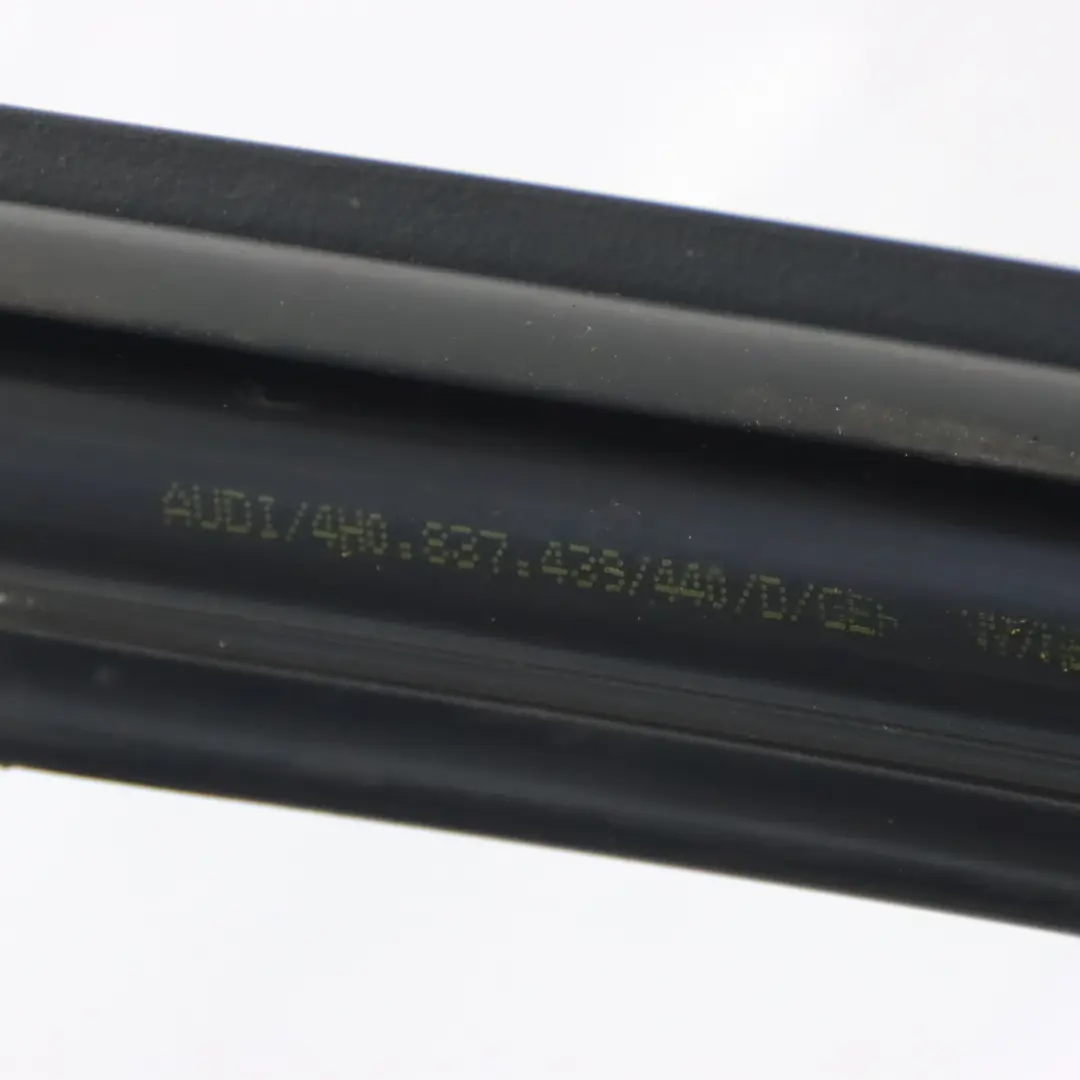Audi A8L 4H Window Guide Seal Gasket Left N/S Front Door Rubber Strip - SKU 4H0837439D - Part number 4H0837439D