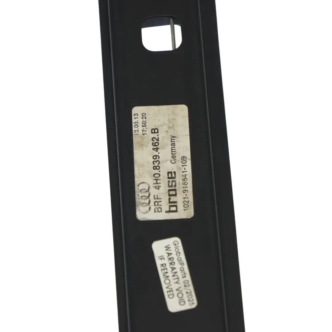 Audi A8L 4H D4 Meccanismo Regolatore Vetri Porta Posteriore Destro - SKU 4H0839462B - Numero di parte 4H0839462B