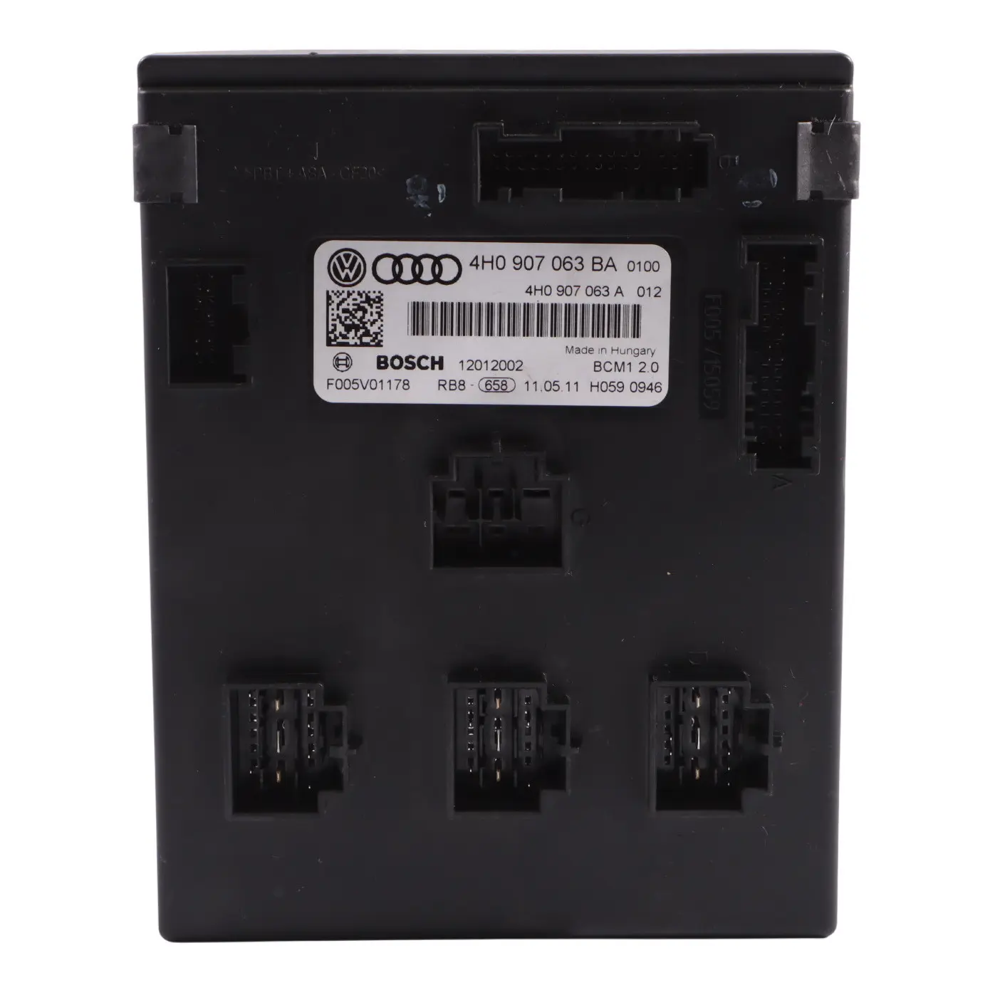 Audi A6 C7 Onboard Supply BCM Body Control Module Unit ECU 4H0907063BA