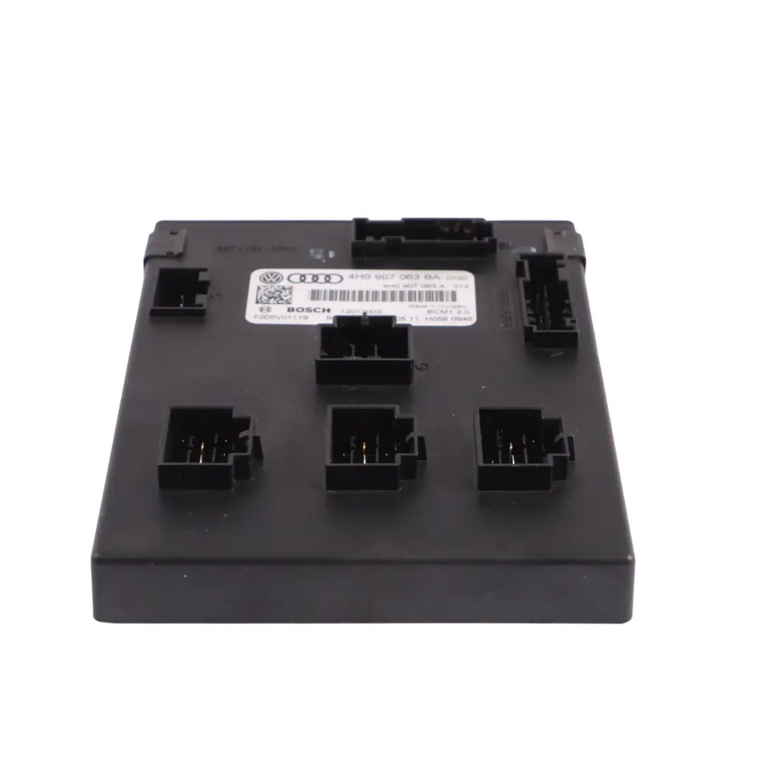 Audi A6 C7 Moduł Sterownik Komfortu BCM - SKU 4H0907063BA - Numer Części 4H0907063BA
