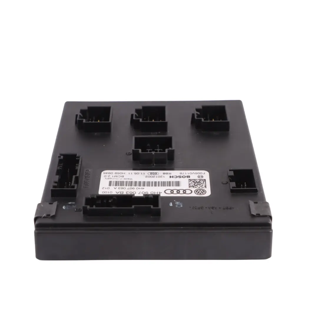 Audi A6 C7 Module Commande Carrosserie BCM Alimentation Embarquée - SKU 4H0907063BA - Numéro de pièce 4H0907063BA