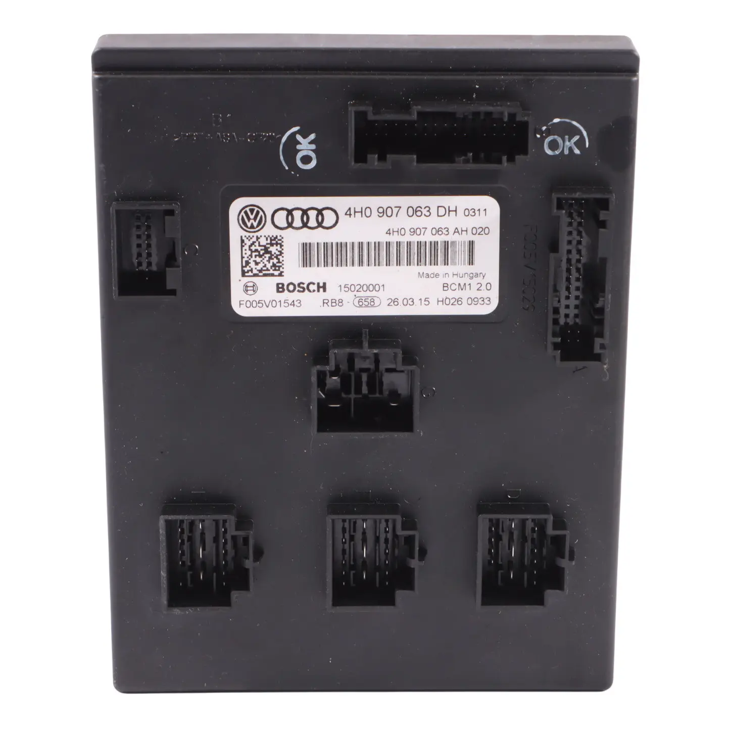 Audi A7 4G8 BCM Unidad De Control De La Carrocería ECU 4H0907063DH