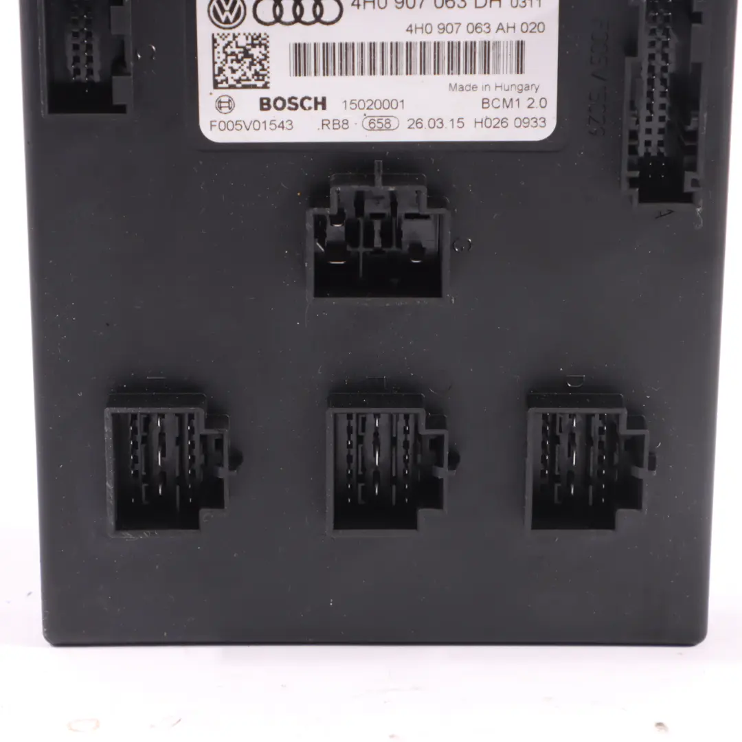 Audi A7 4G8 BCM Unidad De Control De La Carrocería ECU - SKU 4H0907063DH - Número de pieza 4H0907063DH