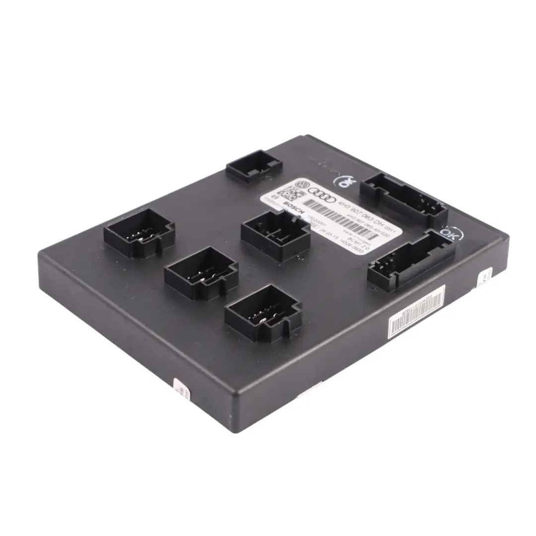 4G8 Module De Commande De Carrosserie BCM ECU pour Audi A7 à propos du numéro de pièce 4H0907063DH Audi A7 4G8 Module De Commande De Carrosserie BCM ECU - SKU 4H0907063DH - Numéro de pièce 4H0907063DH